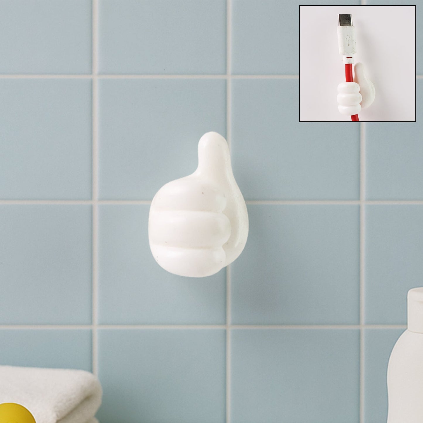 White Grip Hook