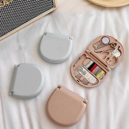 Mini Travel Sewing Kit for Beginners with Threads & Scissors